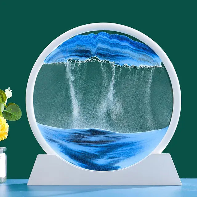 Round 3D Moving Sand Art Decor – The Comfort Store