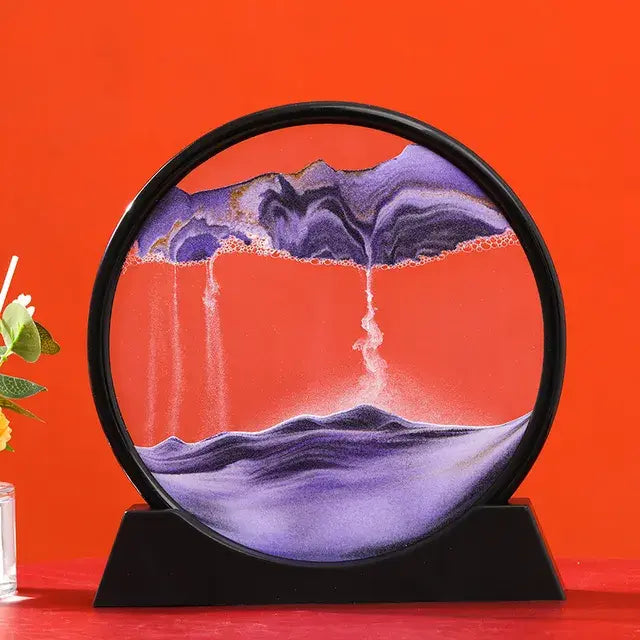 Round 3D Moving Sand Art Decor – The Comfort Store